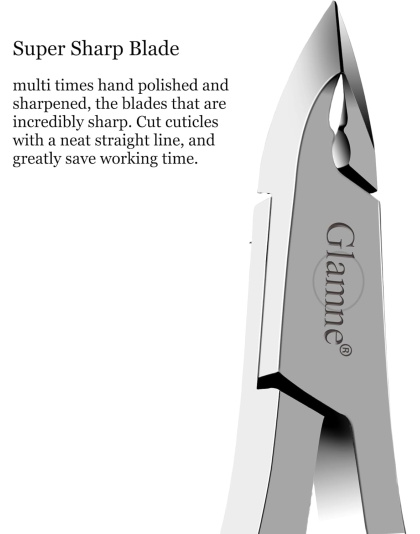 Cuticle Nippers Nail Manicure Cuticle Clippers Trimmer Dead Skin Remover Professional Stainless Steel Cuticle Cutters for Salon or Home Use