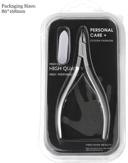 Cuticle Nippers Nail Manicure Cuticle Clippers Trimmer Dead Skin Remover Professional Stainless Steel Cuticle Cutters for Salon or Home Use