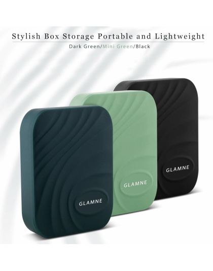 Nail Clippers for Thick Nails with Catcher, Wide Jaw Fingernail and Toenail Cutter for Seniors with Crystal Nail File Cuticle Fork and Storage Case (Mint Green)